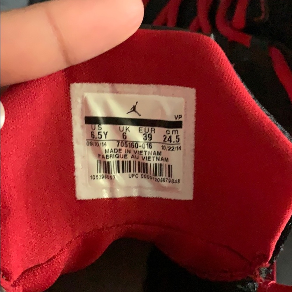 Black and red Jordan flight origin - Picture 5 of 5